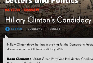 KPFA – Rosa Clemente on Hillary Clinton’s Candidacy